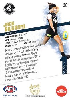 2017 Select Certified #38 Jack Silvagni Back